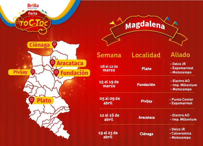 La feria toc toc llega al Magdalena