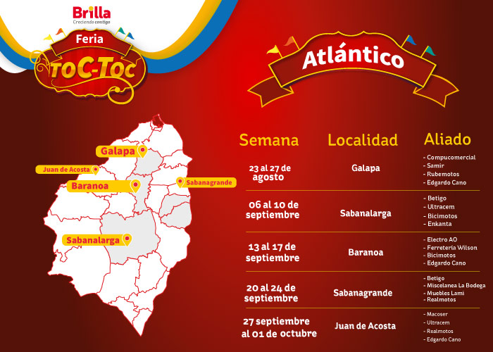 La feria toc toc llega al Atlantico