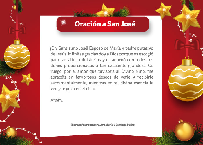 esta es la oracion a san jose