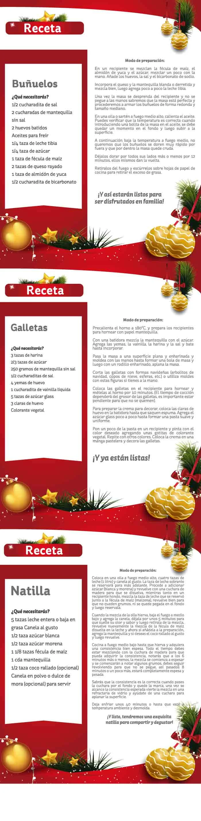 Recetas navidenas faciles de hacer