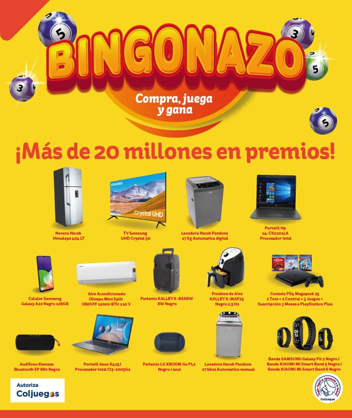 Premios del bingo