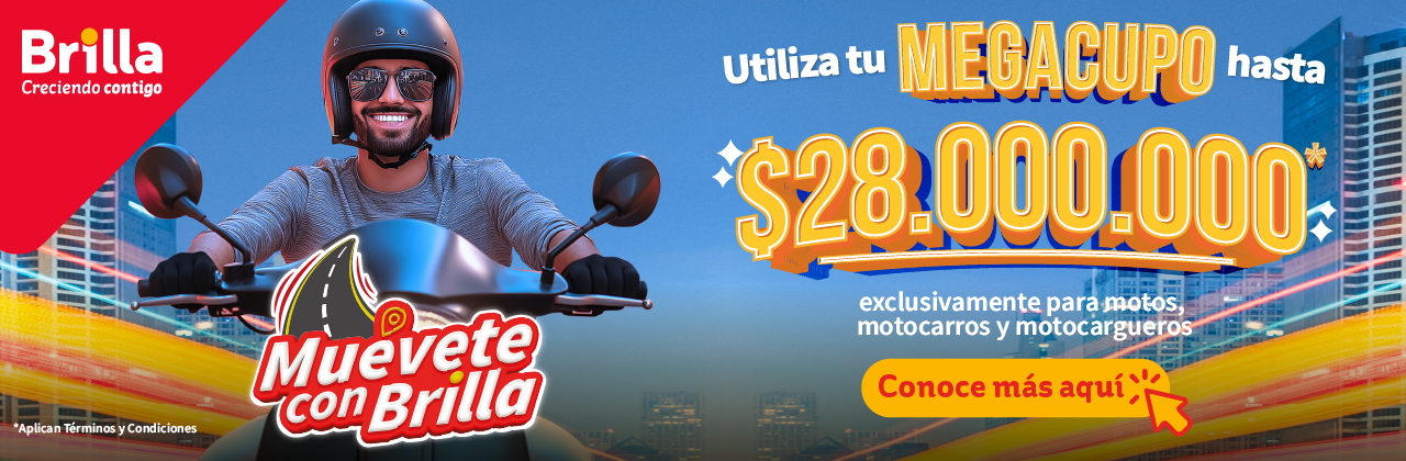 MEGA CUPO $28 MILLONES para motos, motocarros y motocargueros