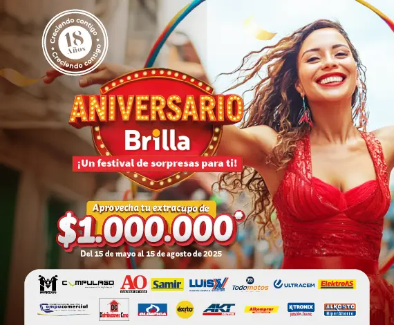 ¡Celebra el aniversario Brilla!