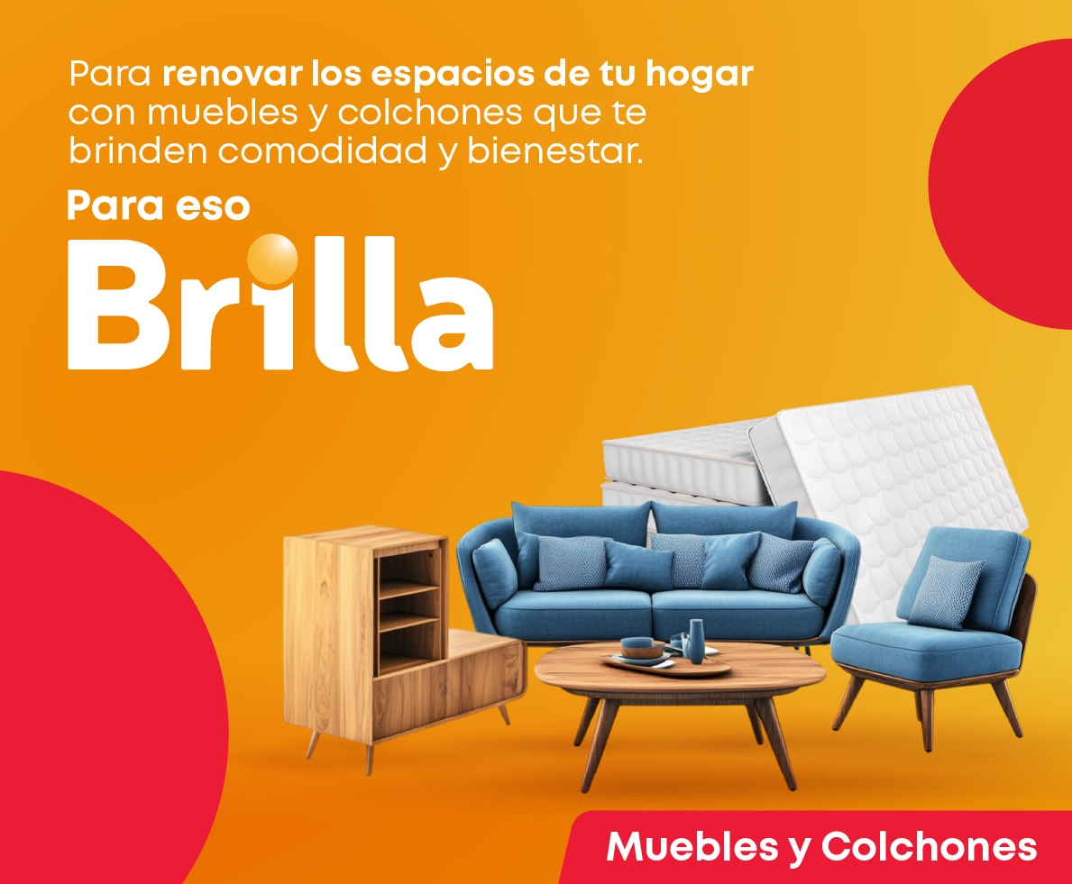 Compra tus muebles a cr&eacute;dito con tu cupo Brilla GDC