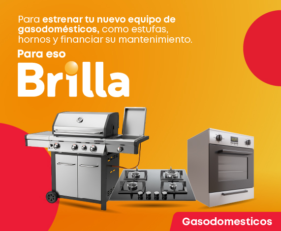 Financia los gasodomésticos para tu hogar con Brilla Gases del Caribe