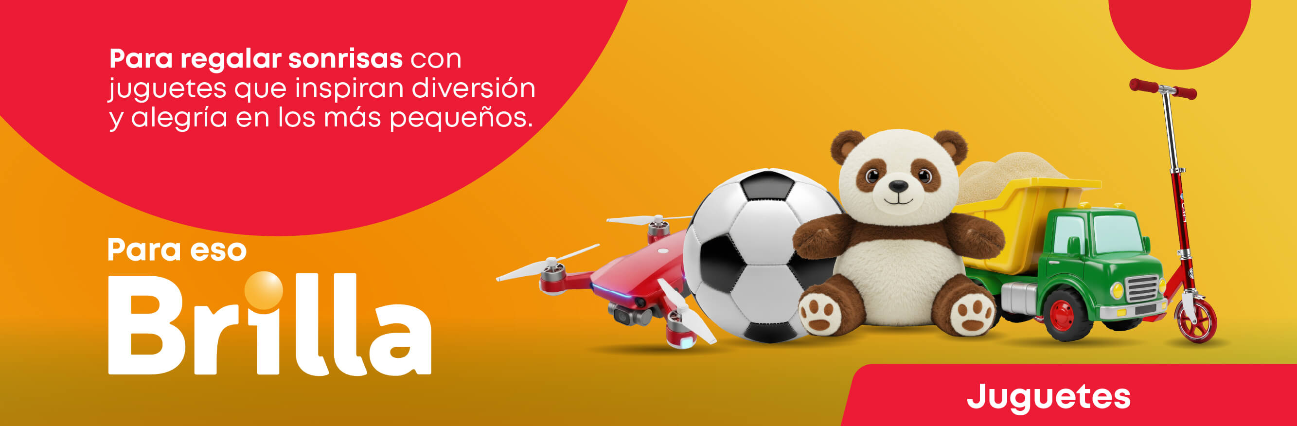 Adquiere juguetes y paga con tu cr&eacute;dito Brilla gases del caribe