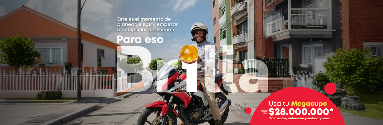 MEGA CUPO $28 MILLONES para motos, motocarros y motocargueros