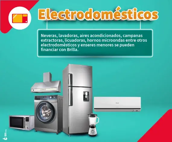 Compra tus electrodomésticos en los aliados de tu cupo Brilla