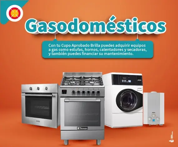 Financia los gasodomésticos para tu hogar con Brilla Gases del Caribe