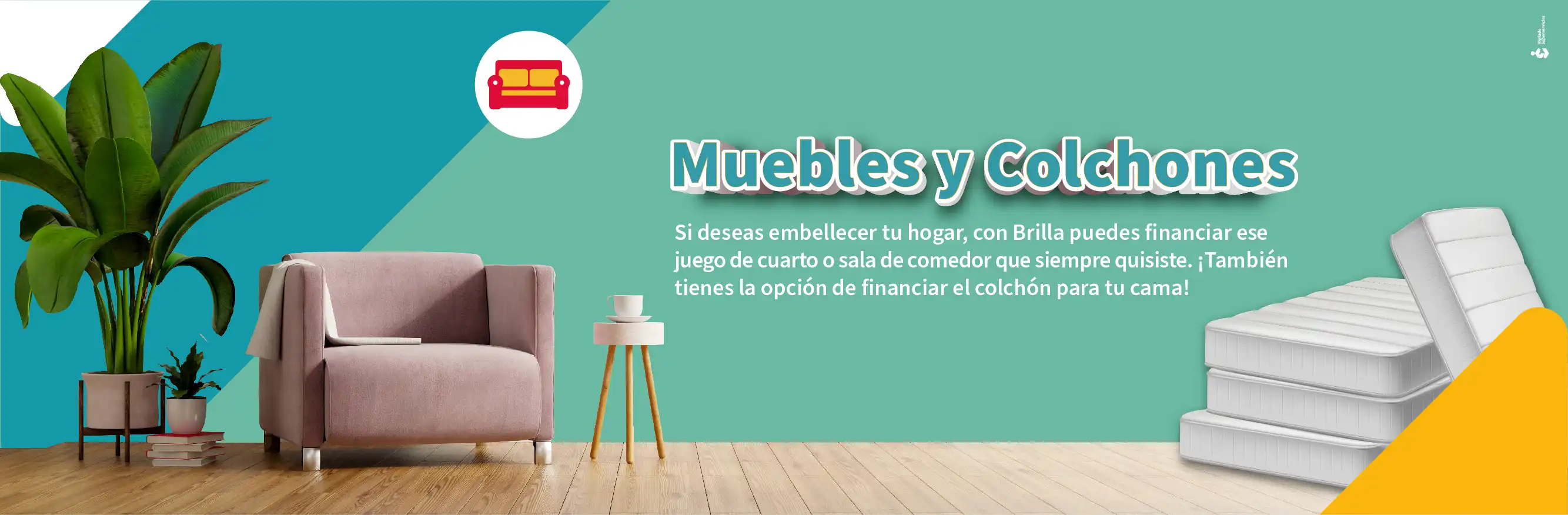 Compra tus muebles a crédito con tu cupo Brilla GDC