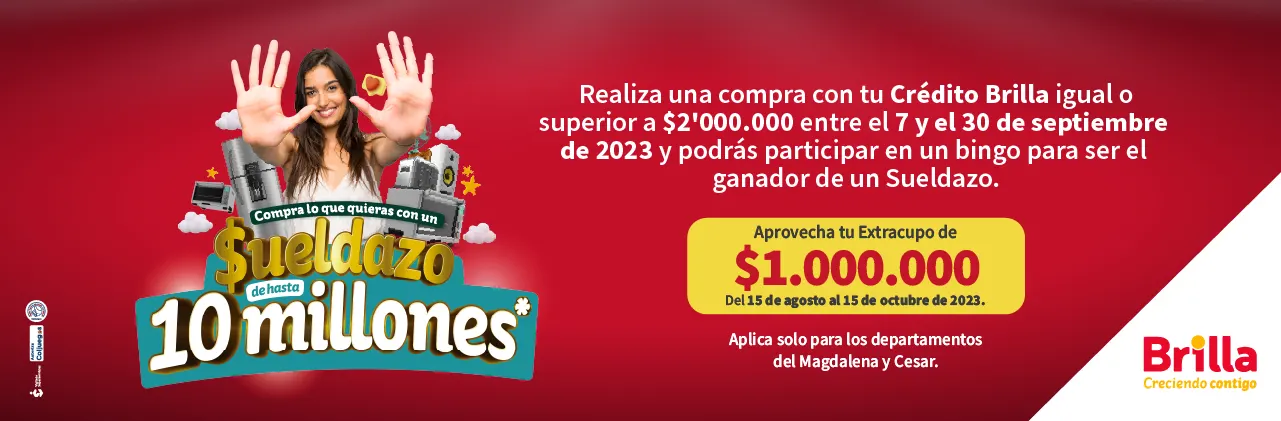 Participa en el Sueldazo Brilla | Brilla Gases del Caribe