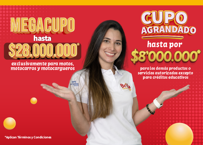 Cupo agrandado Brilla