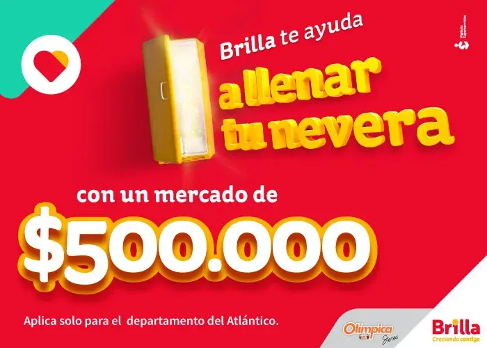 Ganadores de `Brilla y Olímpica te ayudan a llenar la Nevera´