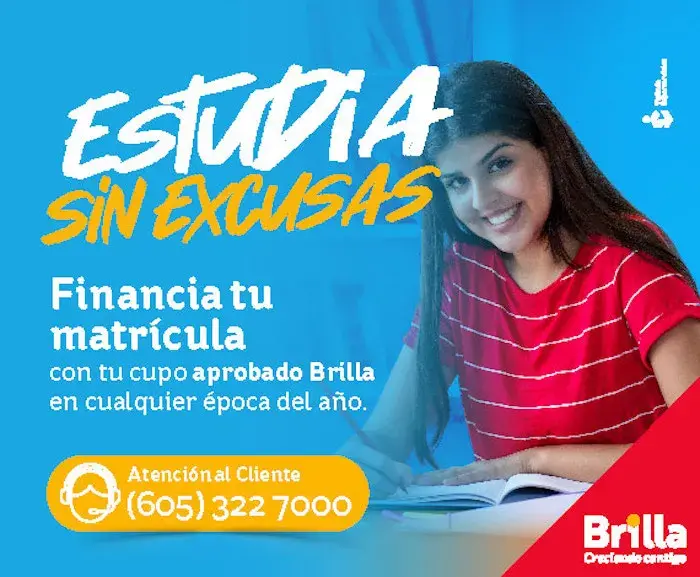 Estudia sin excusas financiando con tu cupo Brilla en la costa