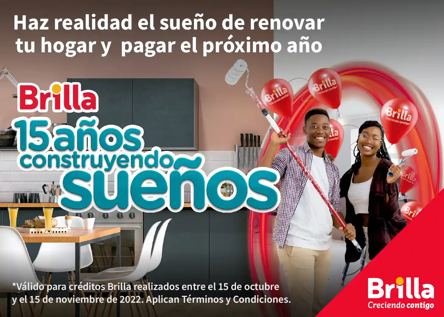 Remodelar a crédito con Brilla