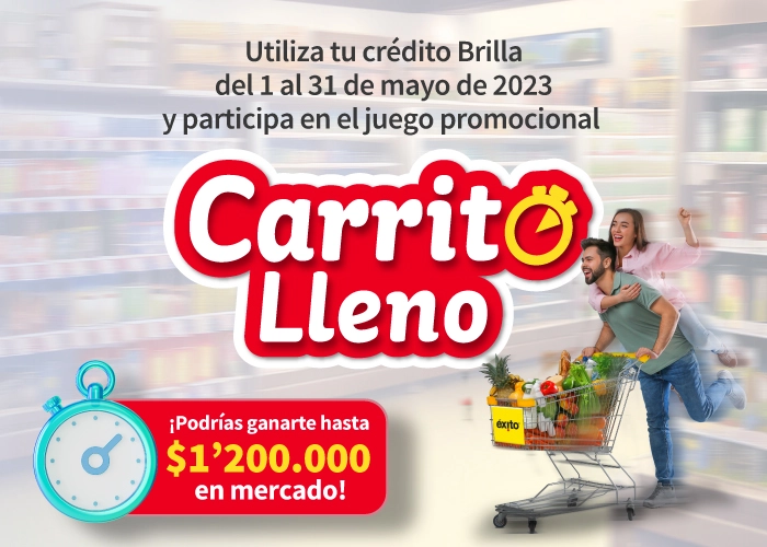 Con tu cupo agrando Brilla llevas tu carrito lleno en Magdalena y Cesar