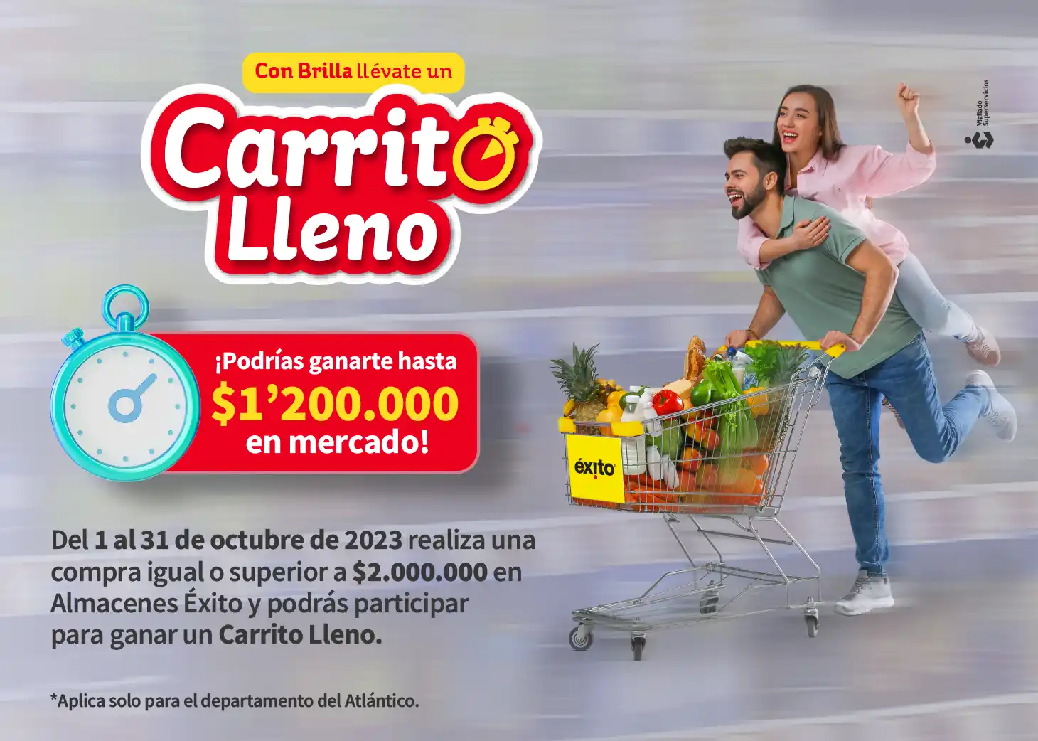 Con tu cupo agrando Brilla llevas tu carrito lleno en Magdalena y Cesar