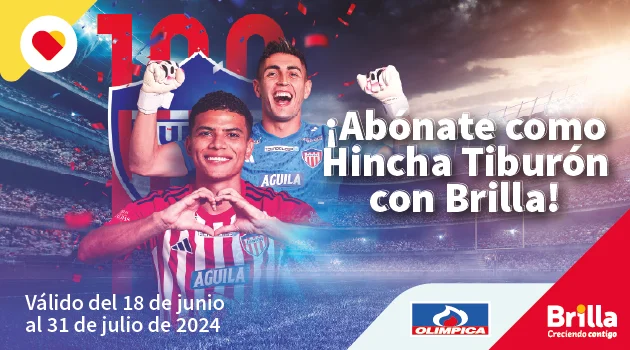 Abónate con el Crédito Brilla y apoya al equipo tiburón