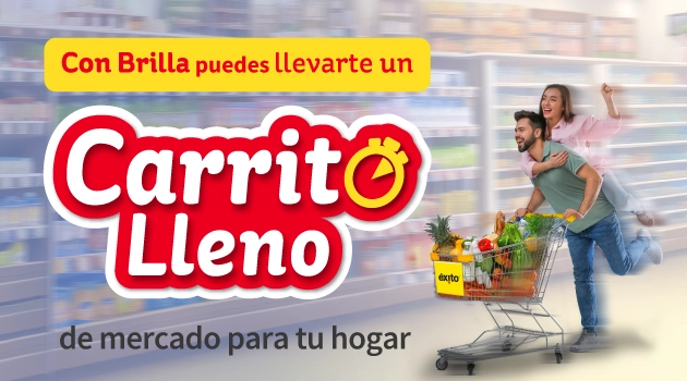 Juega y gana tu carrito lleno con tu cupo Brilla