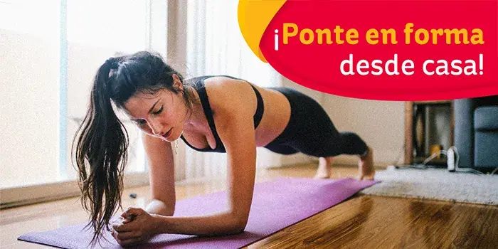 Ponte en forma desde casa con estos consejos en Brilla 