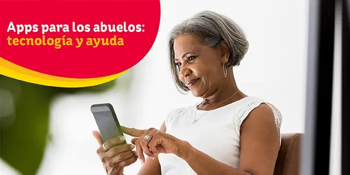 Tecnología que ayuda a abuelos y abuelas